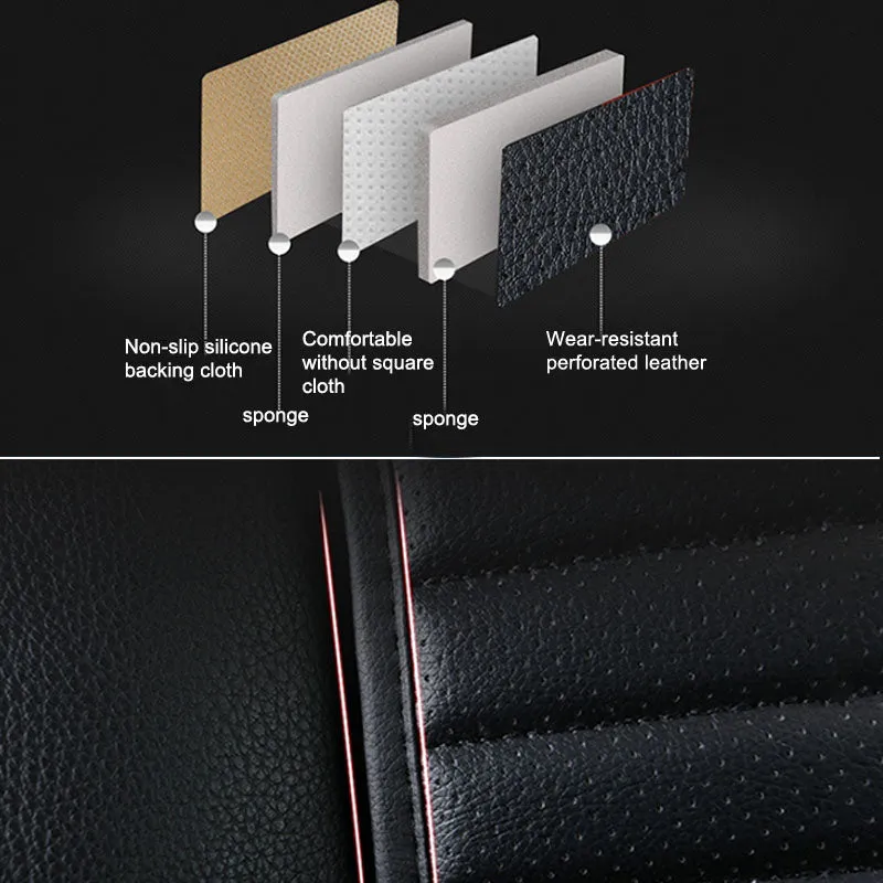 1 PCS Car Seat Cover 6 Colors Luxury Car Protective Cover Universal Non-slip Driver Seat Cover With Backrest