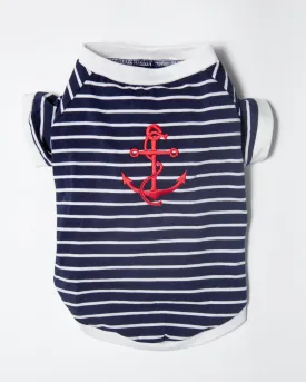 Anchor Dog T-Shirt in Navy