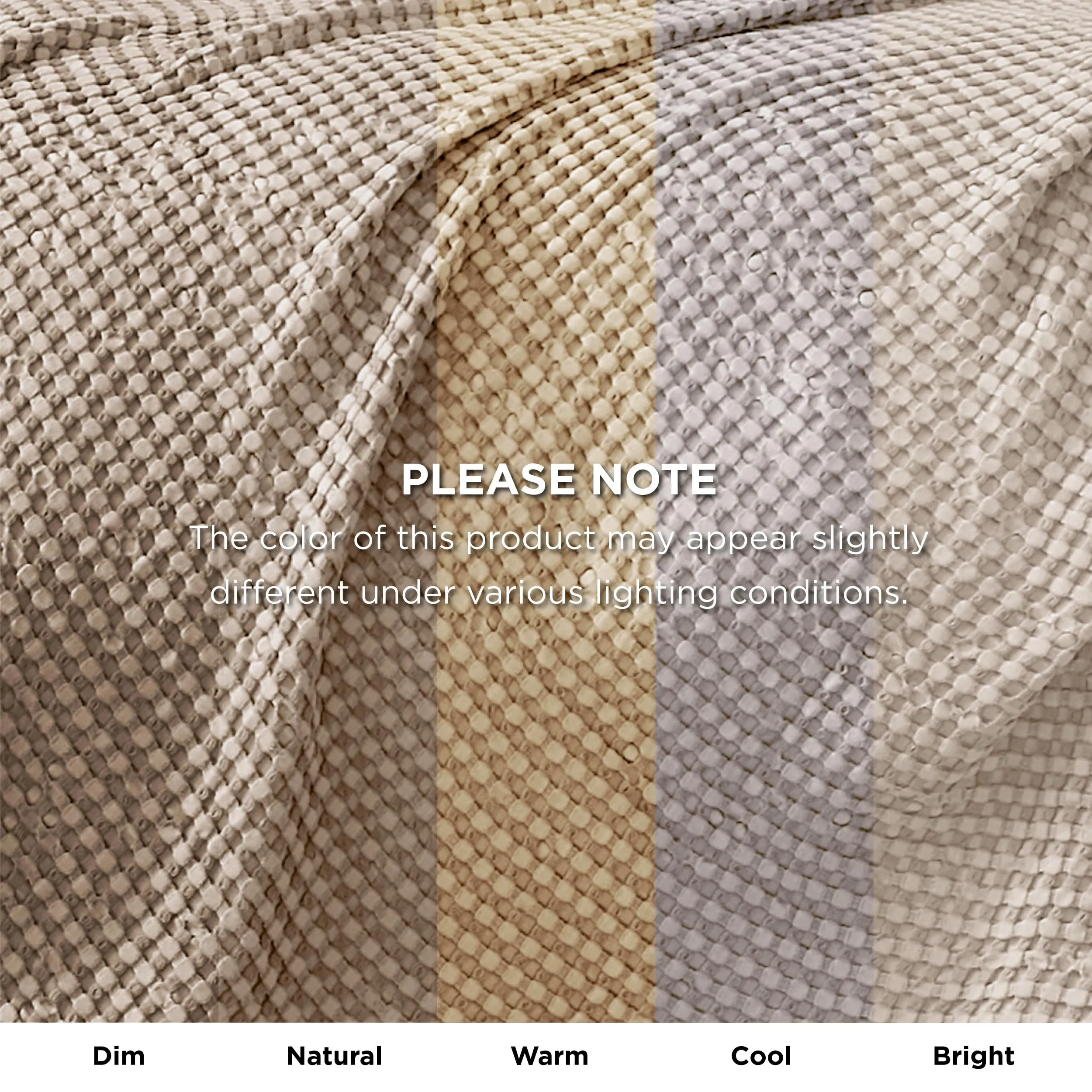 Bedsure Cooling Cotton Waffle King Size Blanket - Lightweight Breathable Summer Blanket of Rayon Derived from Bamboo for Hot Sleepers, Luxury Throws for Bed, Couch and Sofa, Taupe, 104x90 Inches