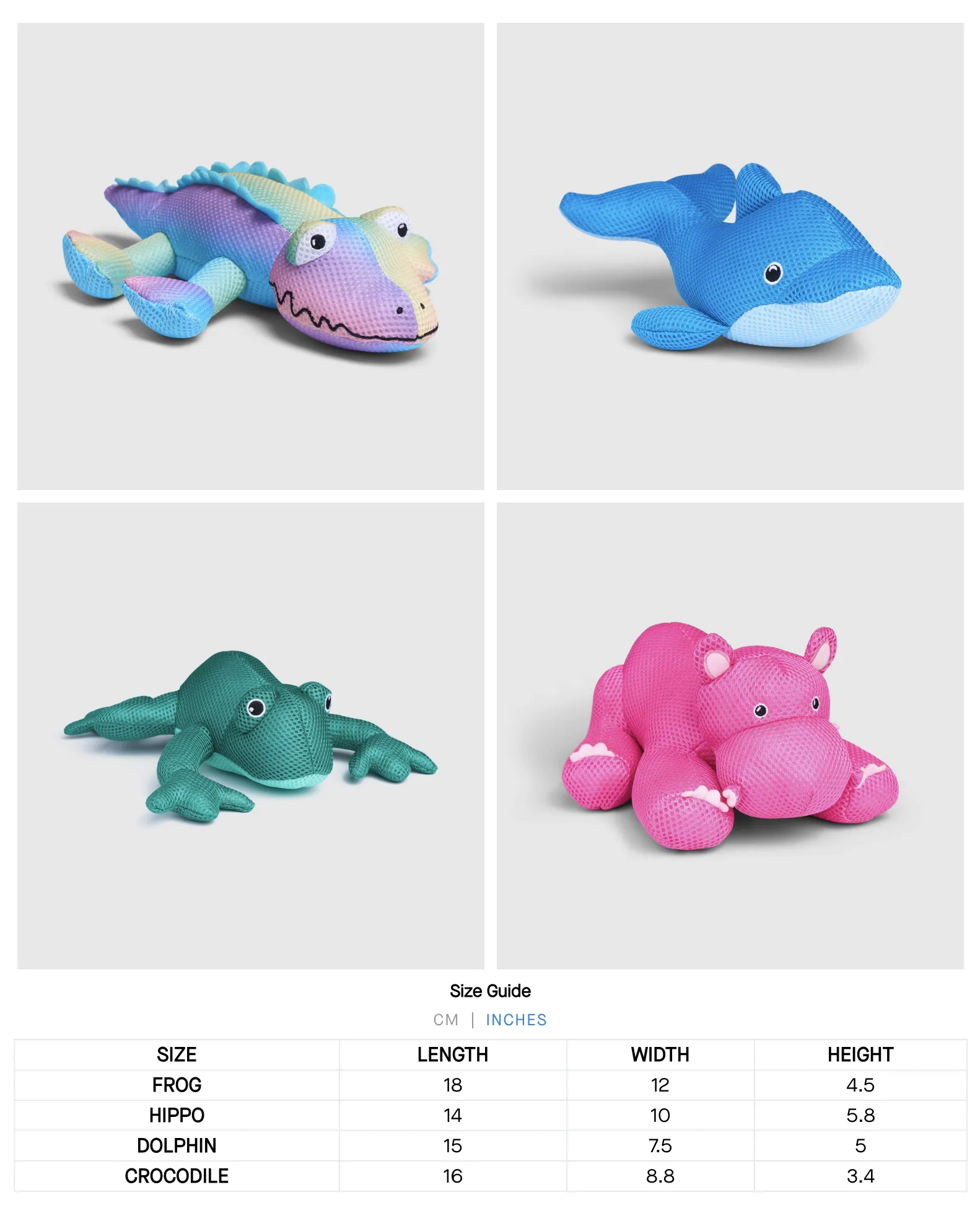 Canada Pooch Chill Seeker Cooling Pals Blue Dolphin