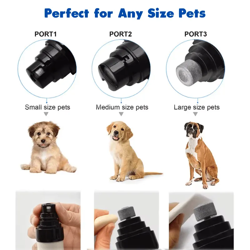 Cordless Pet Nail Trimmer - Quiet, Rechargeable, & Ergonomic