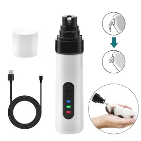 Cordless Pet Nail Trimmer - Quiet, Rechargeable, & Ergonomic