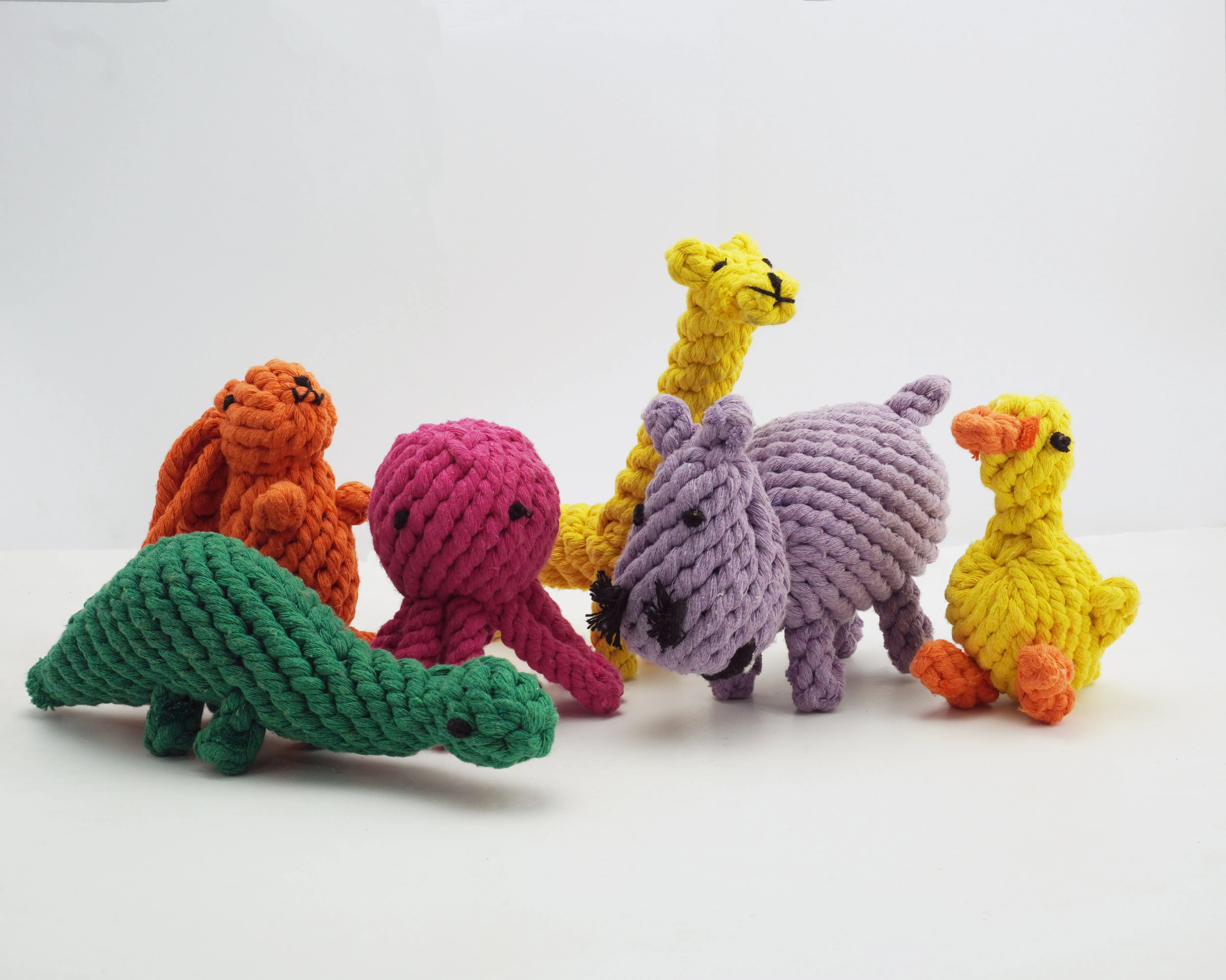 Dan & Sam - Sydney the Squirrel Rope Dog Toy