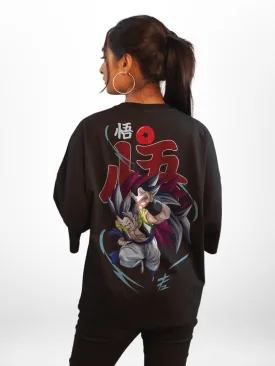DRAGON BALL: GOGETA Anime Character Graphic Printed Womens Drop Shoulder T-shirt Legacy Boutiques Bangladesh