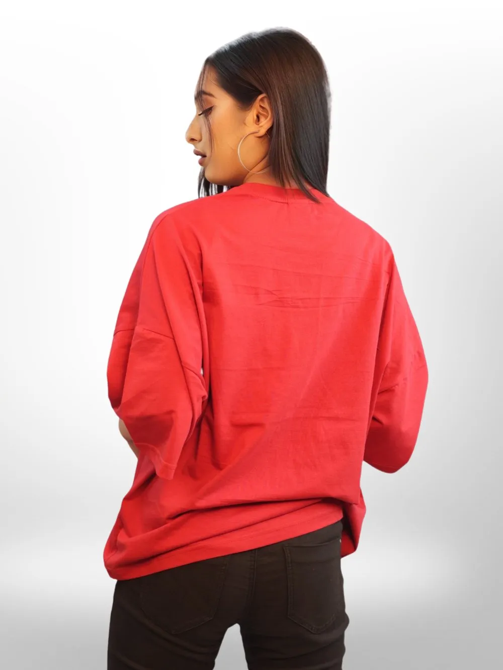 Drop Shoulder T-shirt For Women's