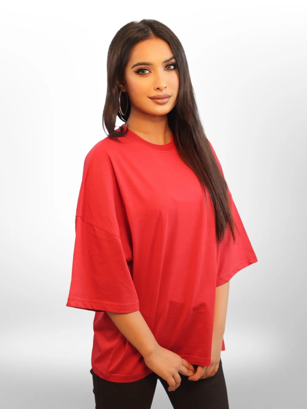 Drop Shoulder T-shirt For Women's