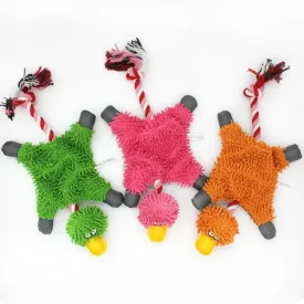 Durable Duck Plush Chew Toy with Squeak