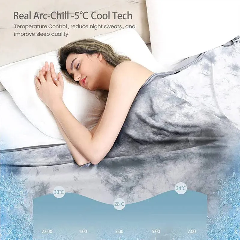 Elegear Extreme Ice Feel Tie-Dye Restful Sleep Cooling Blanket