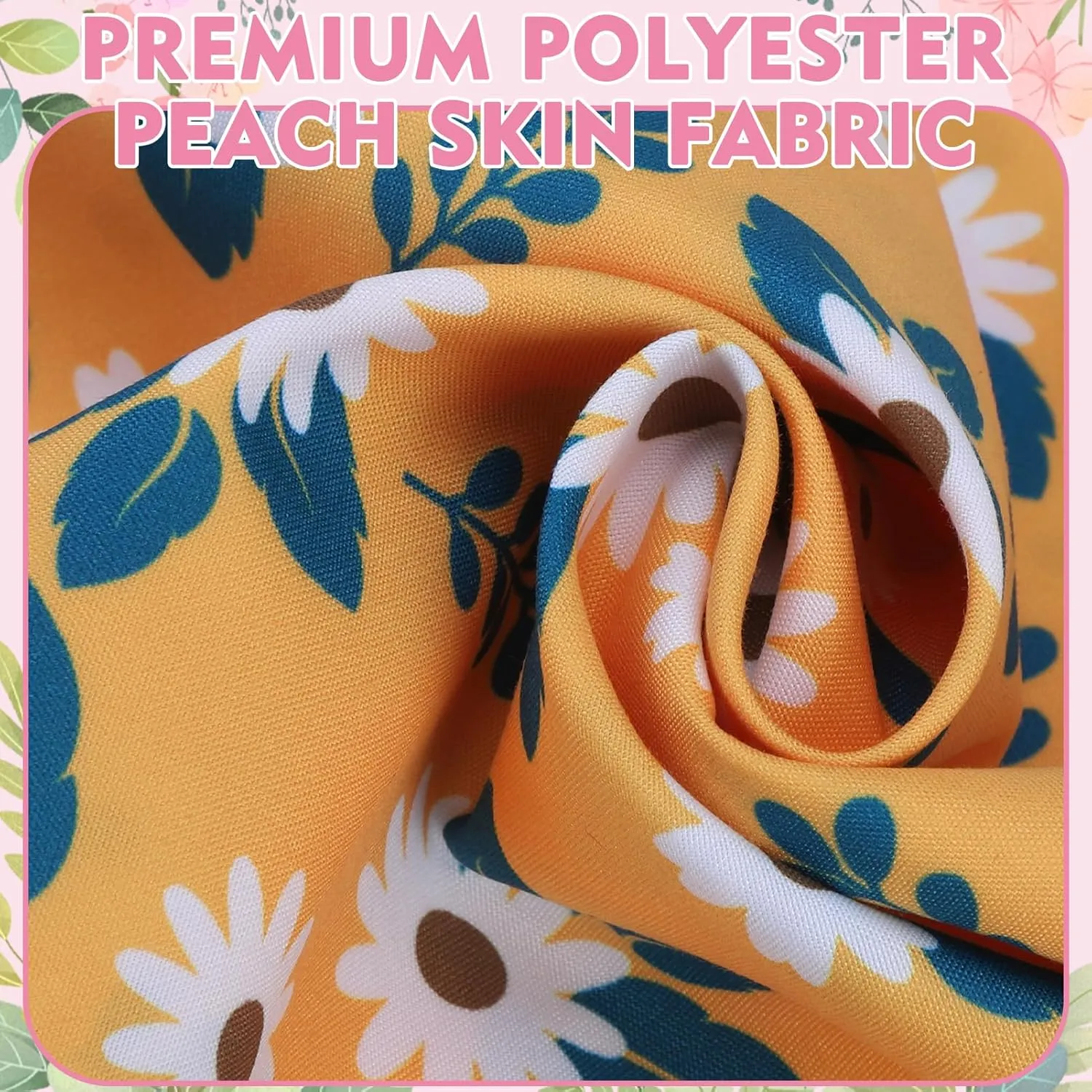 EXPAWLORER Spring Dog Bandanas 4 Pack - Reversible Floral Pet Bandana, Flower Triangle Scarf for Boys and Girls, Premium Durable Bib for Small Medium Large Dogs (Large)