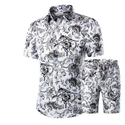 Fashion Summer Clothing Men's T-Shirt Set