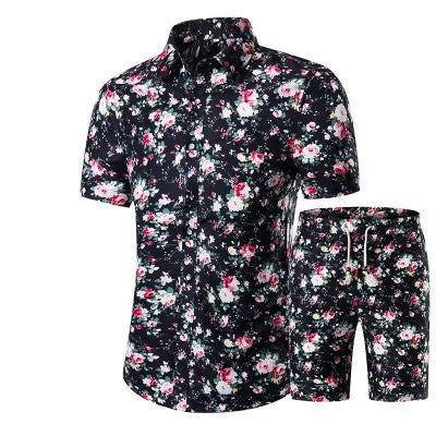 Fashion Summer Clothing Men's T-Shirt Set