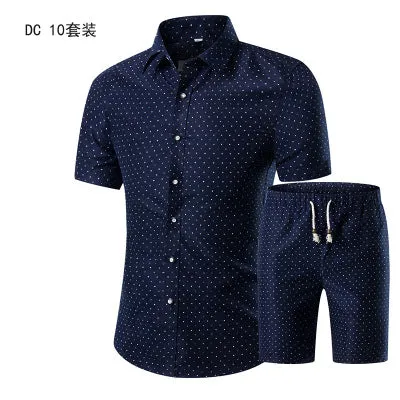 Fashion Summer Clothing Men's T-Shirt Set