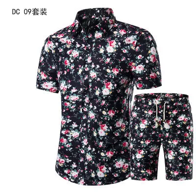 Fashion Summer Clothing Men's T-Shirt Set