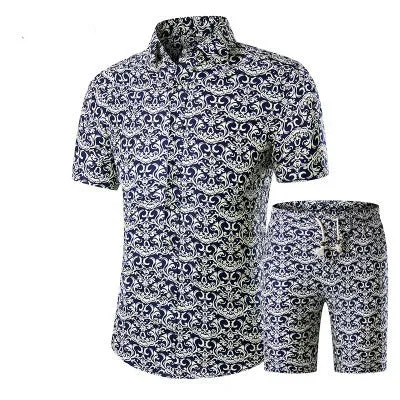 Fashion Summer Clothing Men's T-Shirt Set