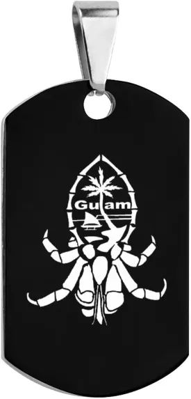 Guam Crab Pet ID Tag Stainless Steel Dog Tags Cat Tags Personalized Collar Tags Pet Accessories Dog Tags