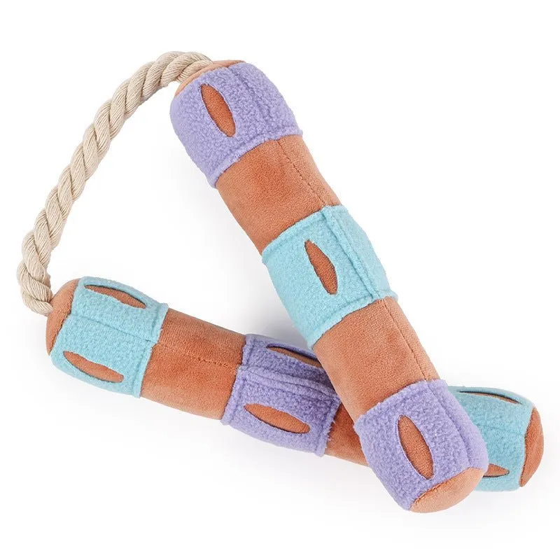 Interactive Pet Dog Feeding Chew Rope Toy