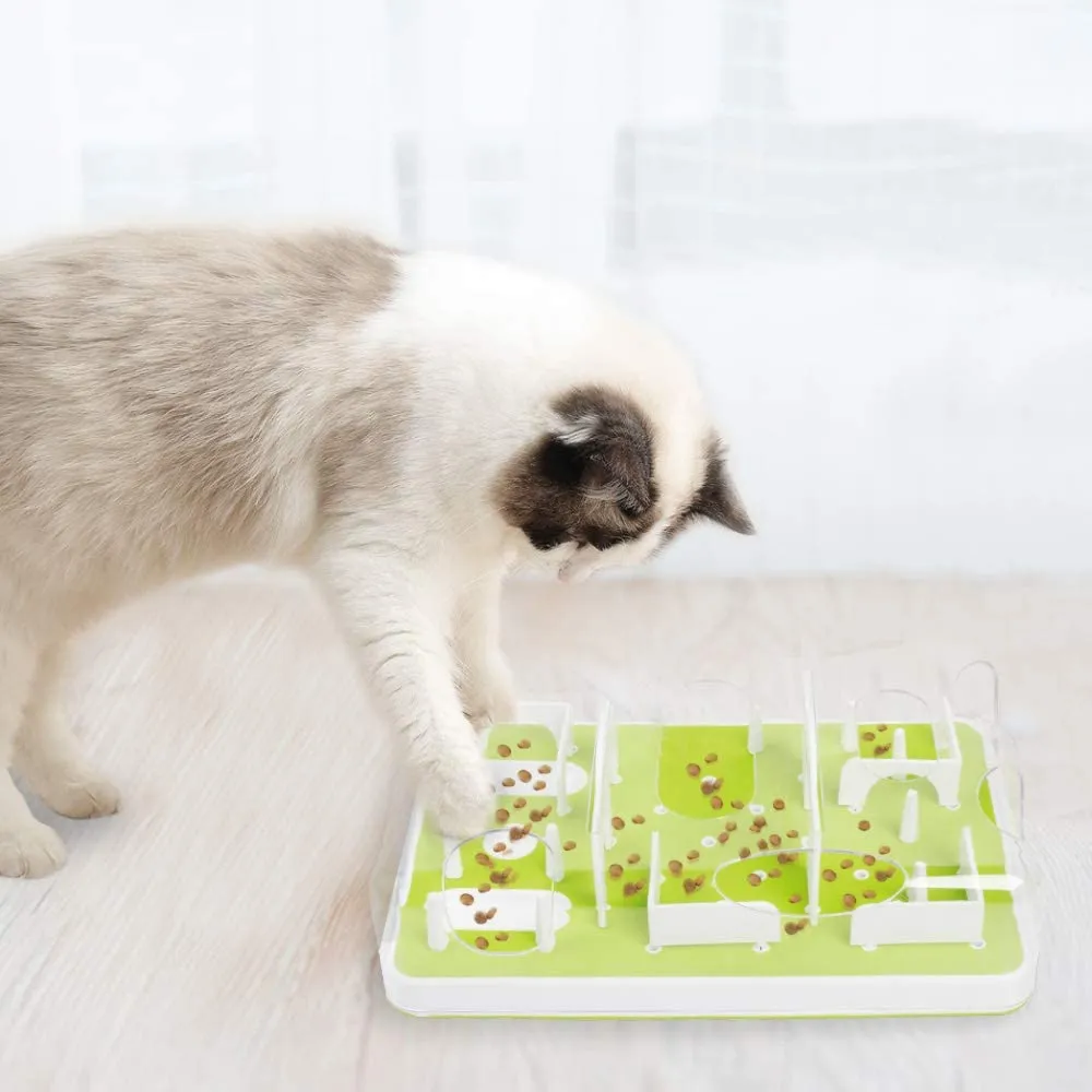 Interactive Puzzle Cat Feeder