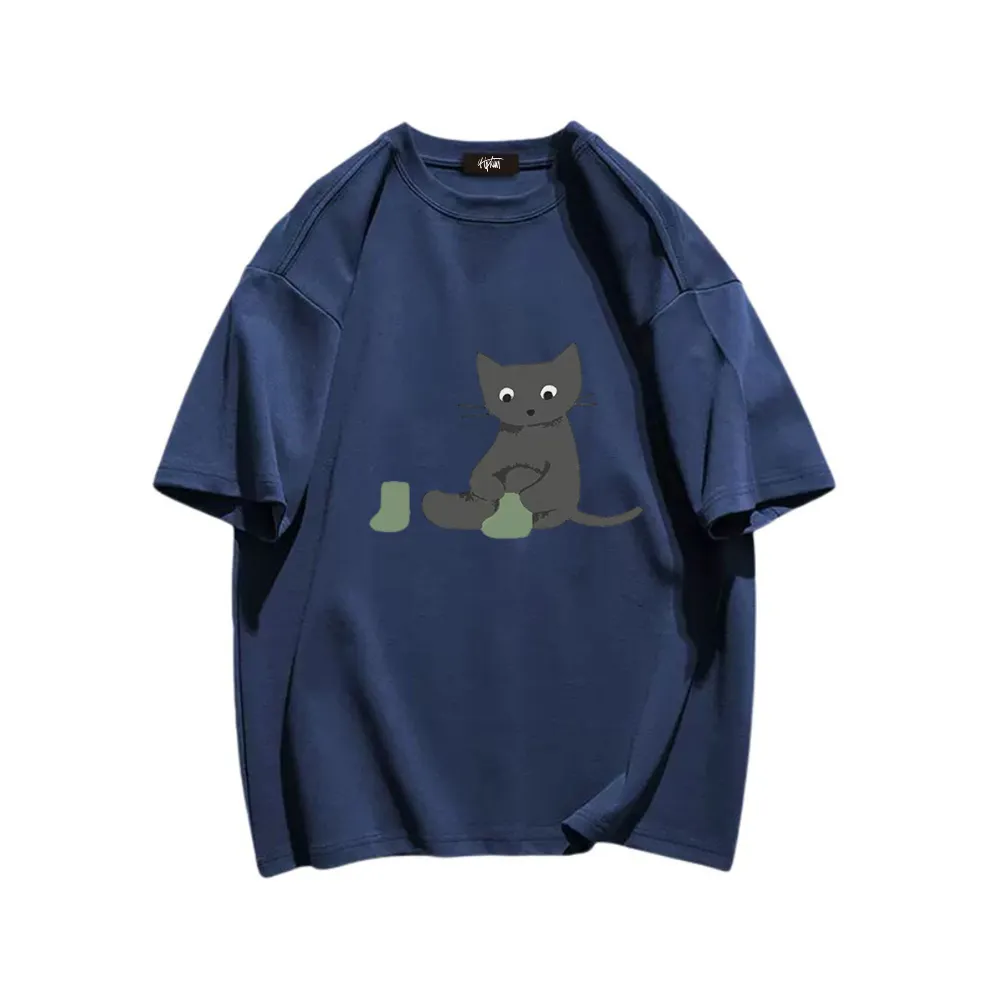 “Kitten cartoon design summer” T-shirt