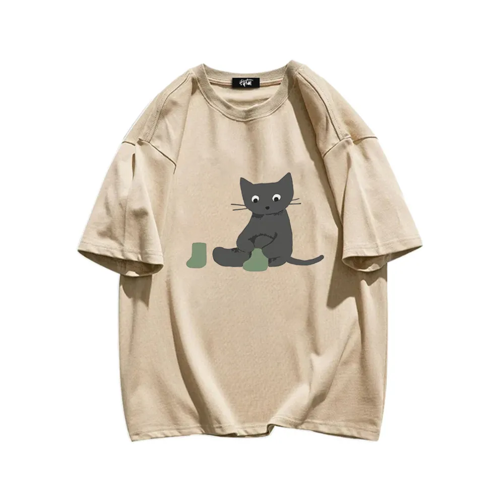 “Kitten cartoon design summer” T-shirt