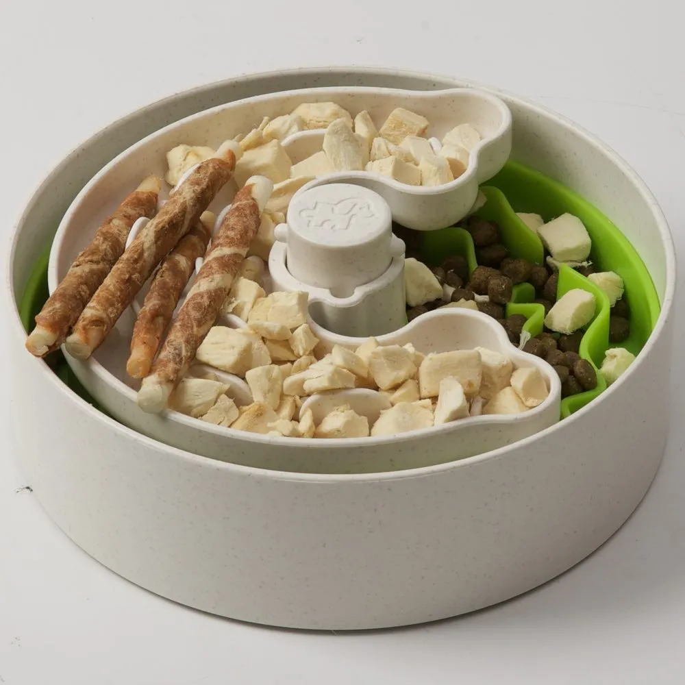 KOHE-VERSARY 8% OFF: Puzzle Feeder Lite Interactive Dog Bowl (Green)