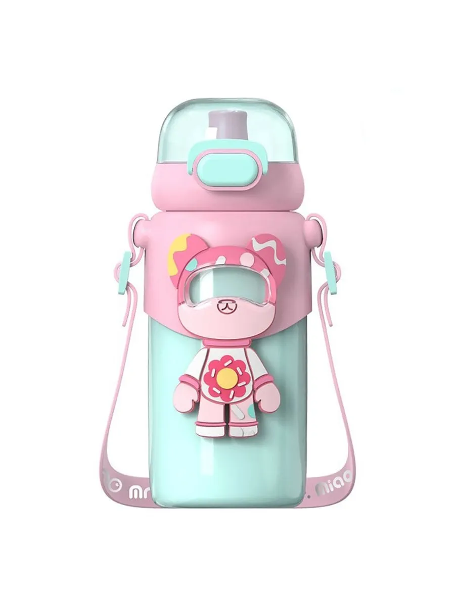Magic Bear Stainless Steel Water Bottle for Kids - Leakproof & BPA-Free