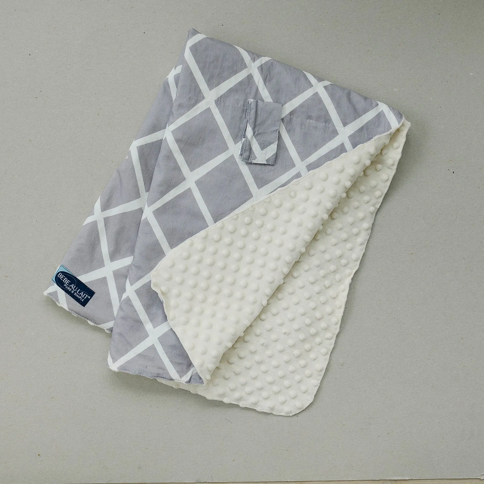 Minky Car Seat Canopy Cool Grey