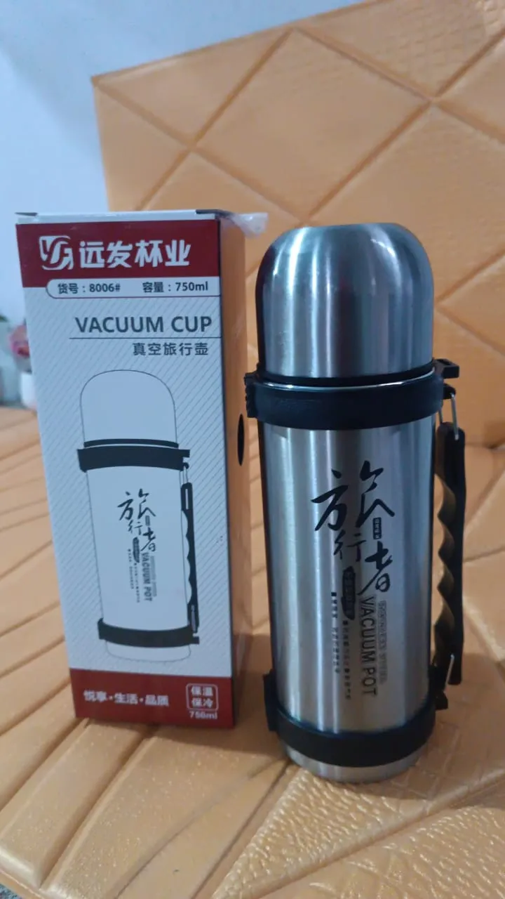 Portable Stainless Steel Coffee Tea Flask (750ml)