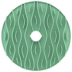 Puzzle Feeder Interactive Dog Bowl Slowing Mat Accessory (Green)