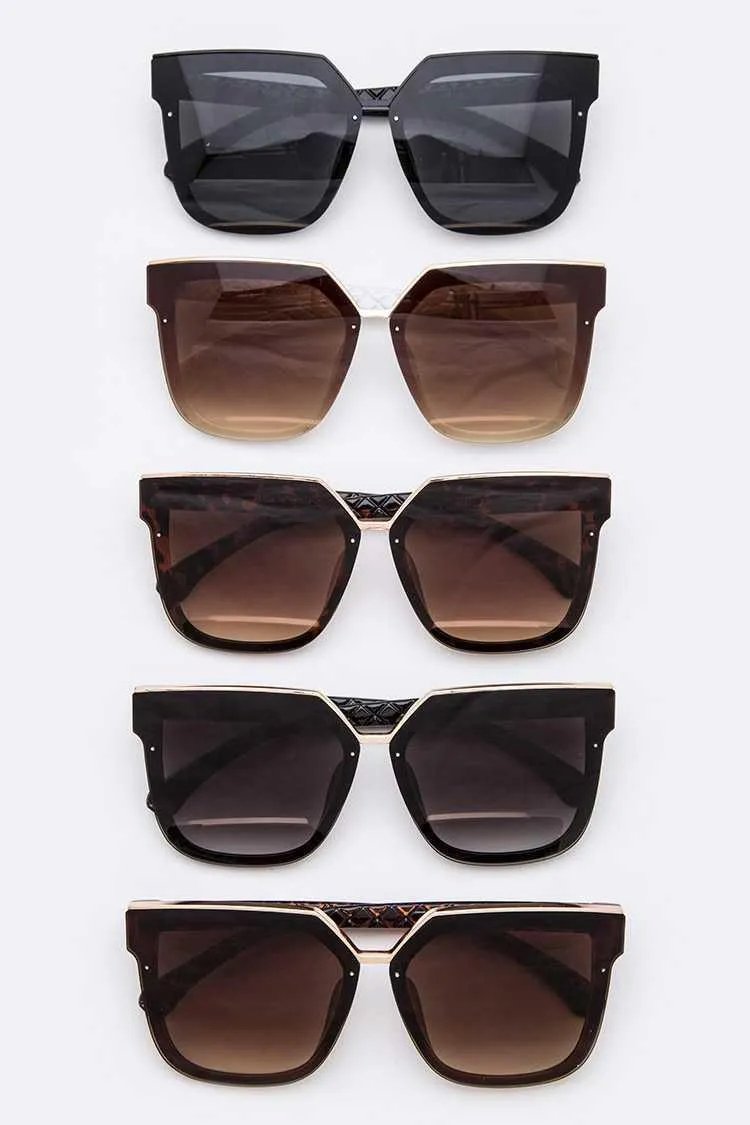 "Elisa" Cateye Plastic Sunglasses