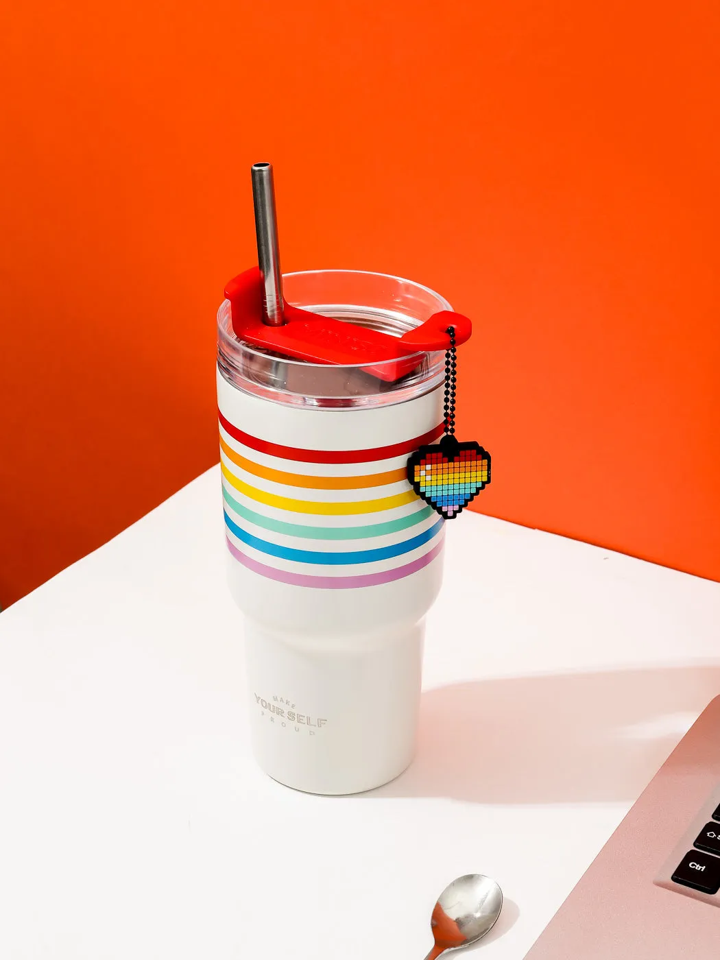 Rainbow Series Steel Water Bottle (580mL)