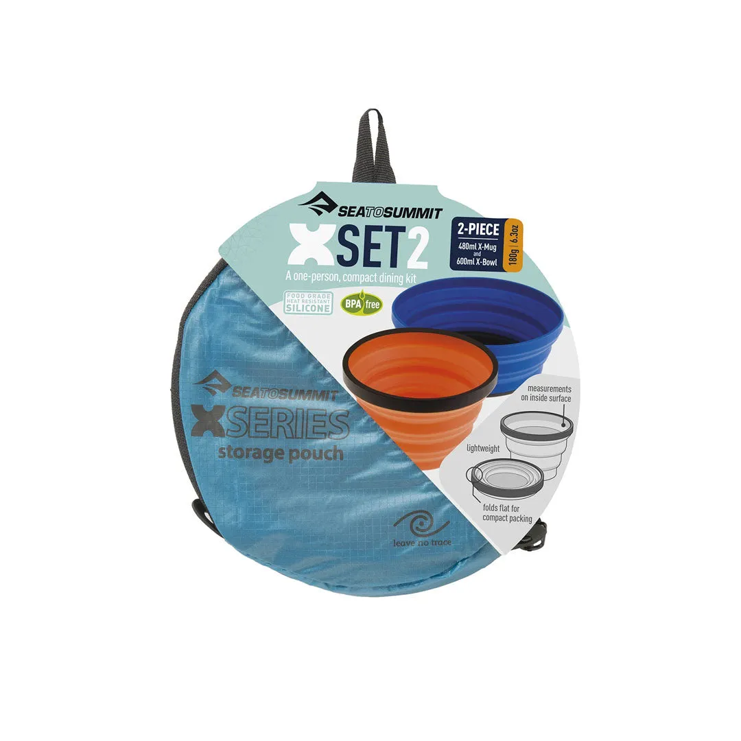 Sea To Summit Collapsible X Set 2 Bowl And Mug