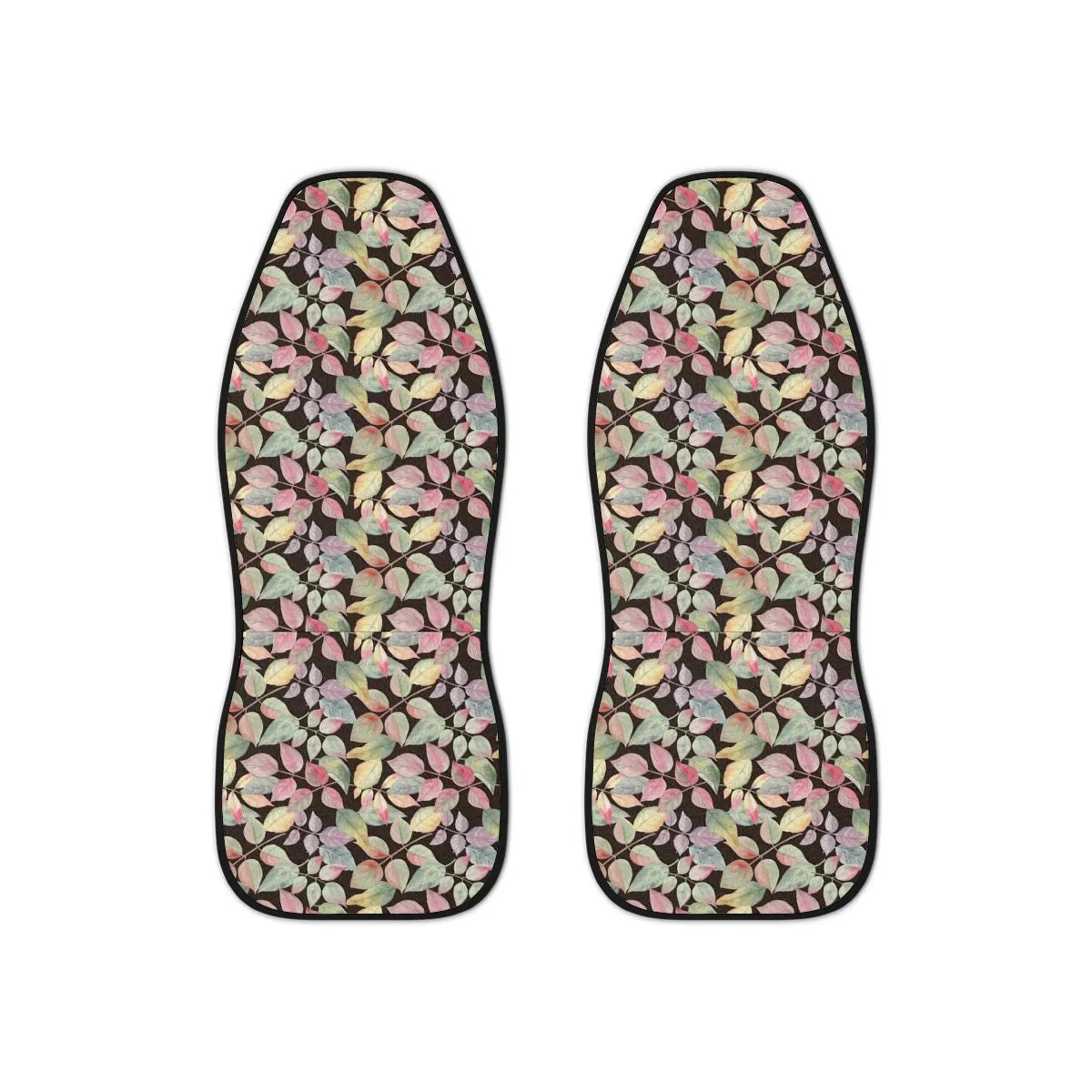 Seat Covers for Cars, Leafy Boho Car Seat Cover, Hippie Car Accessories for Women, Pink Bohemian Universal Vehicle Seat Protector