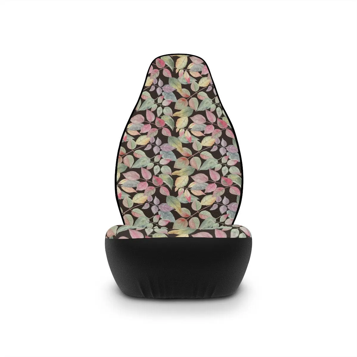 Seat Covers for Cars, Leafy Boho Car Seat Cover, Hippie Car Accessories for Women, Pink Bohemian Universal Vehicle Seat Protector