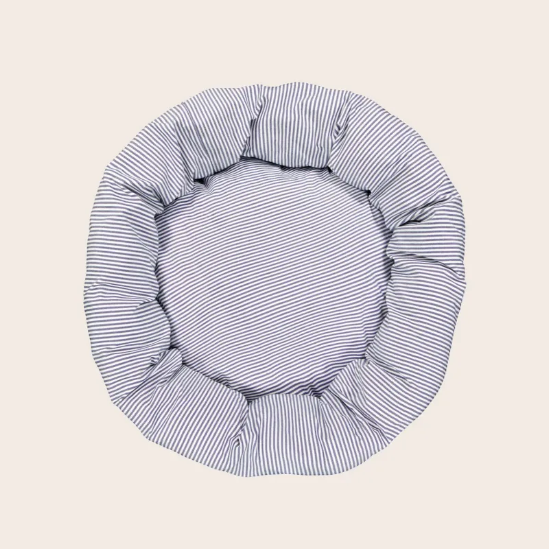 Snooza Summer Stripe Cuddler Dog Bed