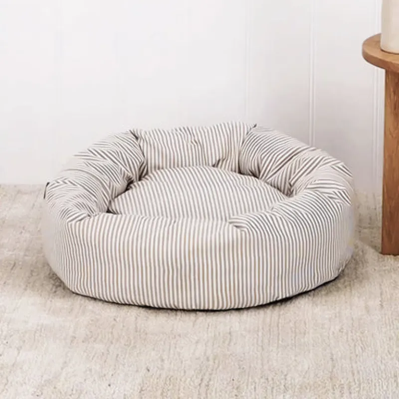 Snooza Summer Stripe Cuddler Dog Bed