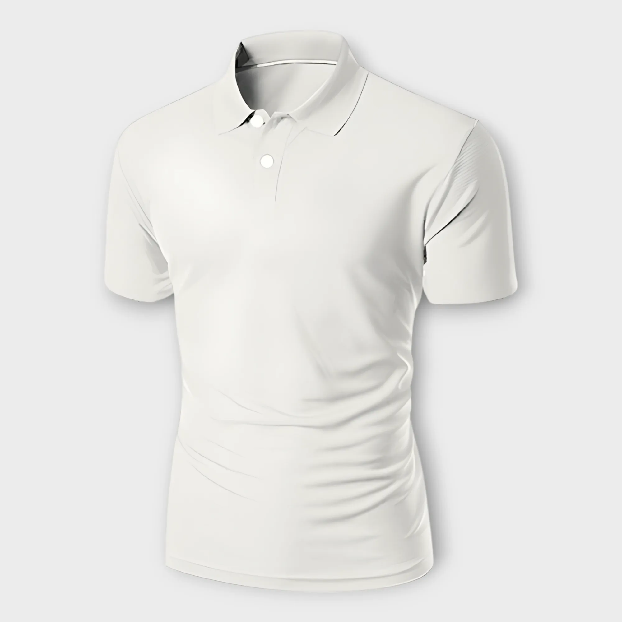 Summer White Collar T-shirt For Men's