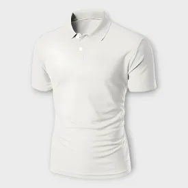 Summer White Collar T-shirt For Men's