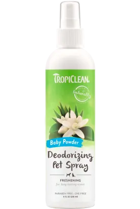Tropiclean Baby Powder Deodorizing Pet Spray