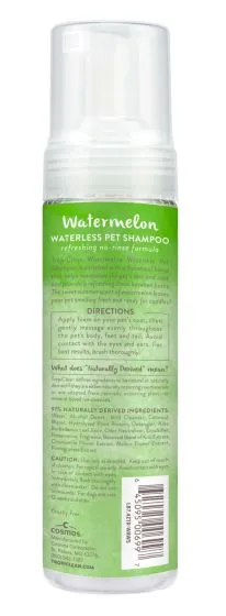 Tropiclean Watermelon Waterless Shampoo for Pets 7.4oz for Dogs or Cats