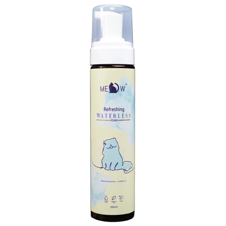 True Iconic Meow Refreshing Waterless Foam Shampoo For Cats