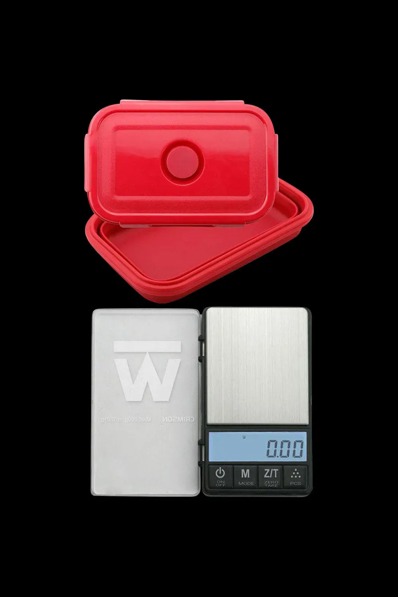 Truweigh Crimson Collapsible Bowl Scale - 200g x 0.01g